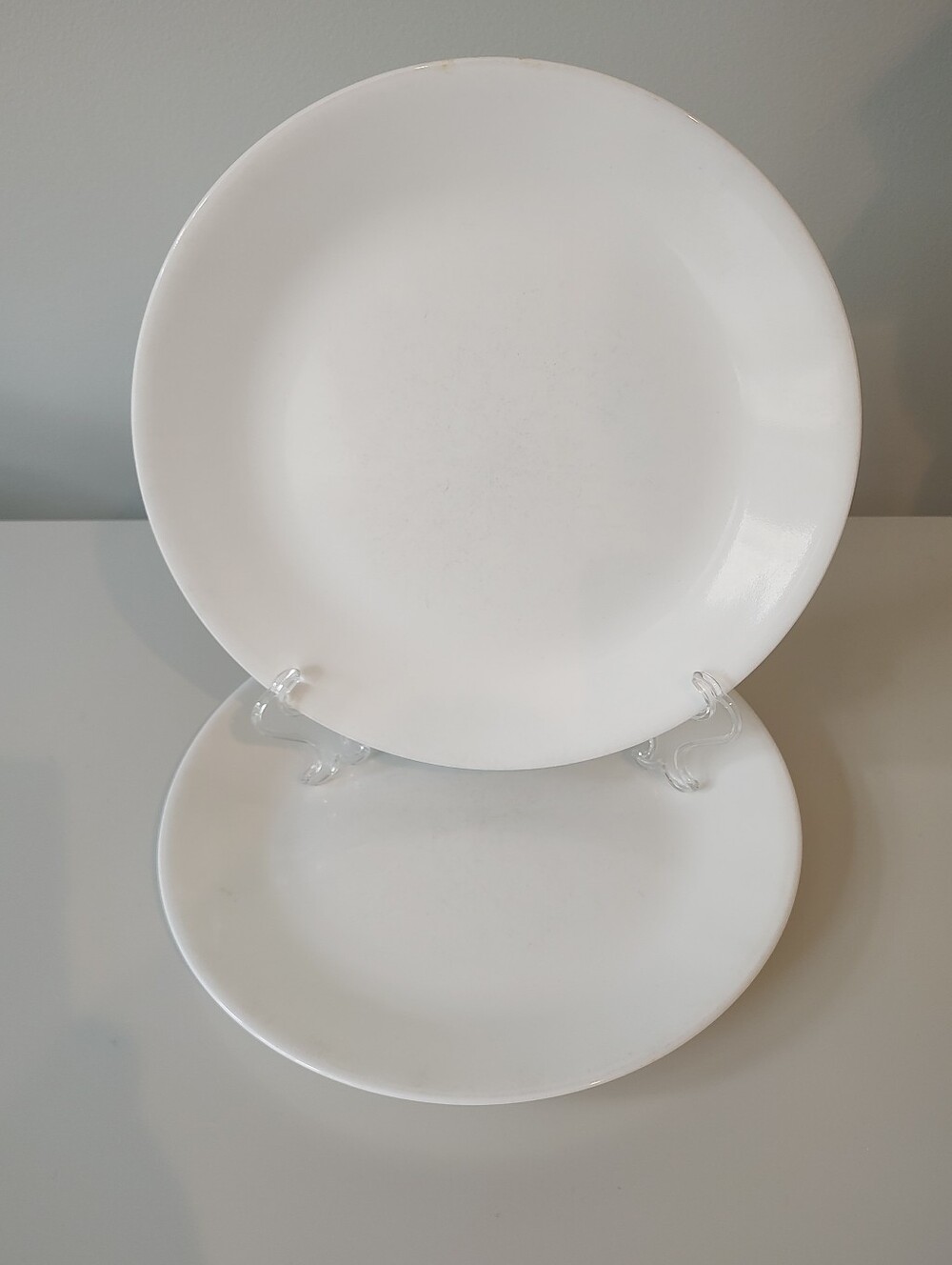 Corelle White Dinner Plates 10" Set Of Two